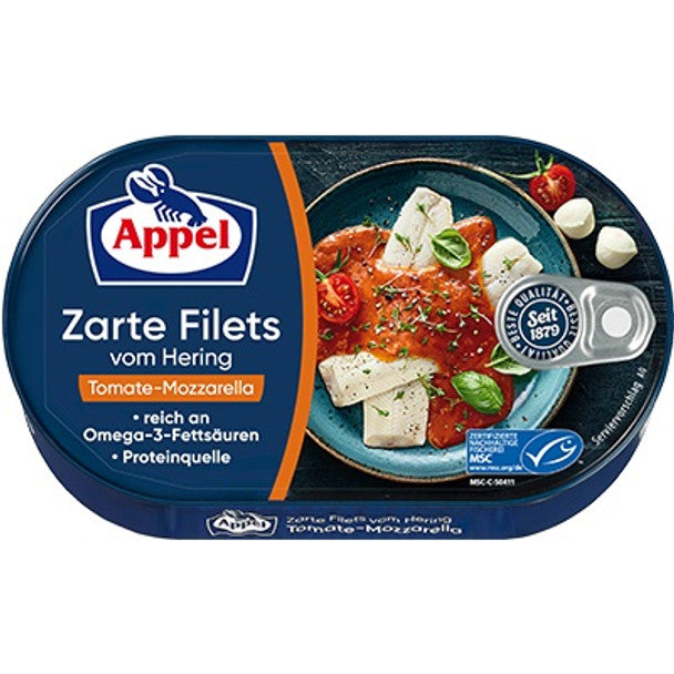Appel Herring Fillets In Tomate Mozzarella