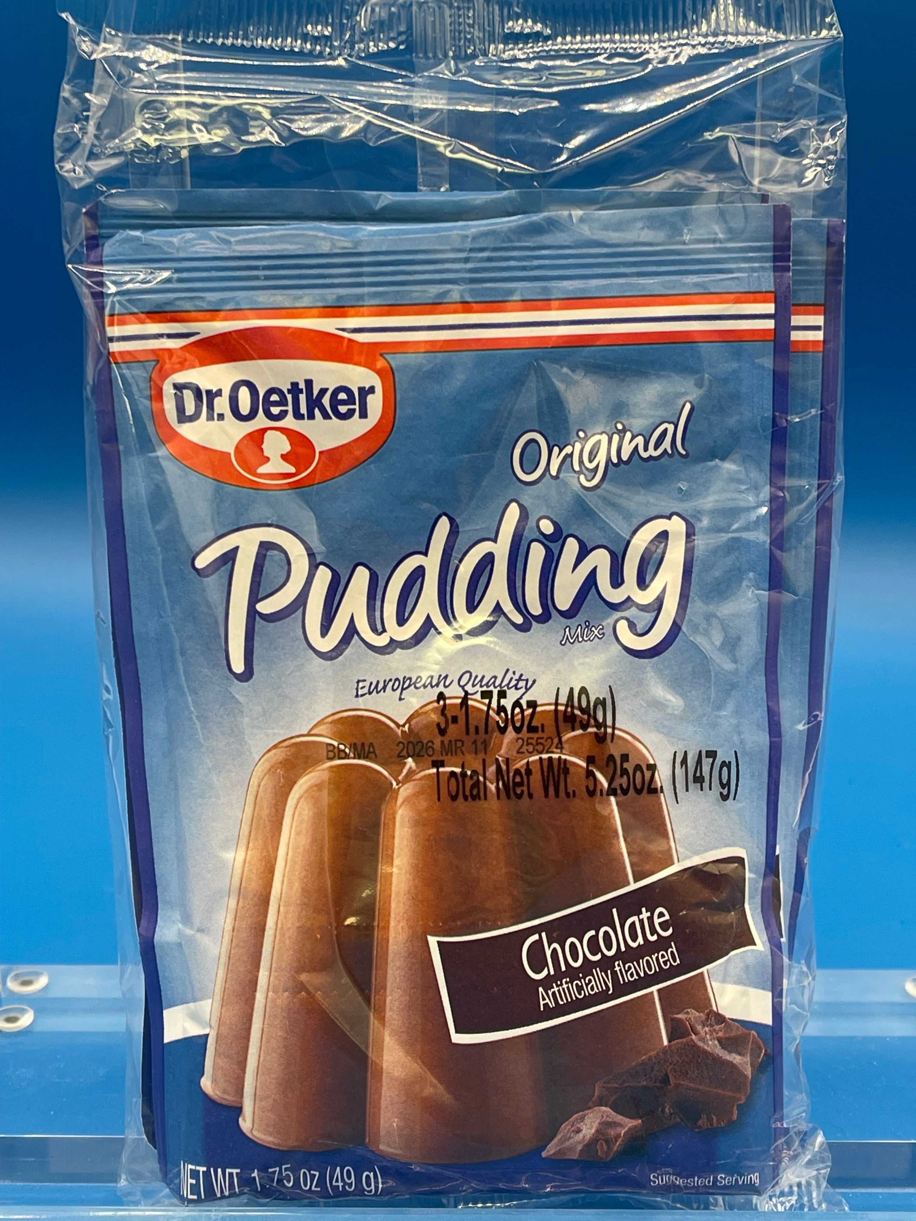 Dr. Oetker Original Artificially Flavored Chocolate Pudding - 3pk