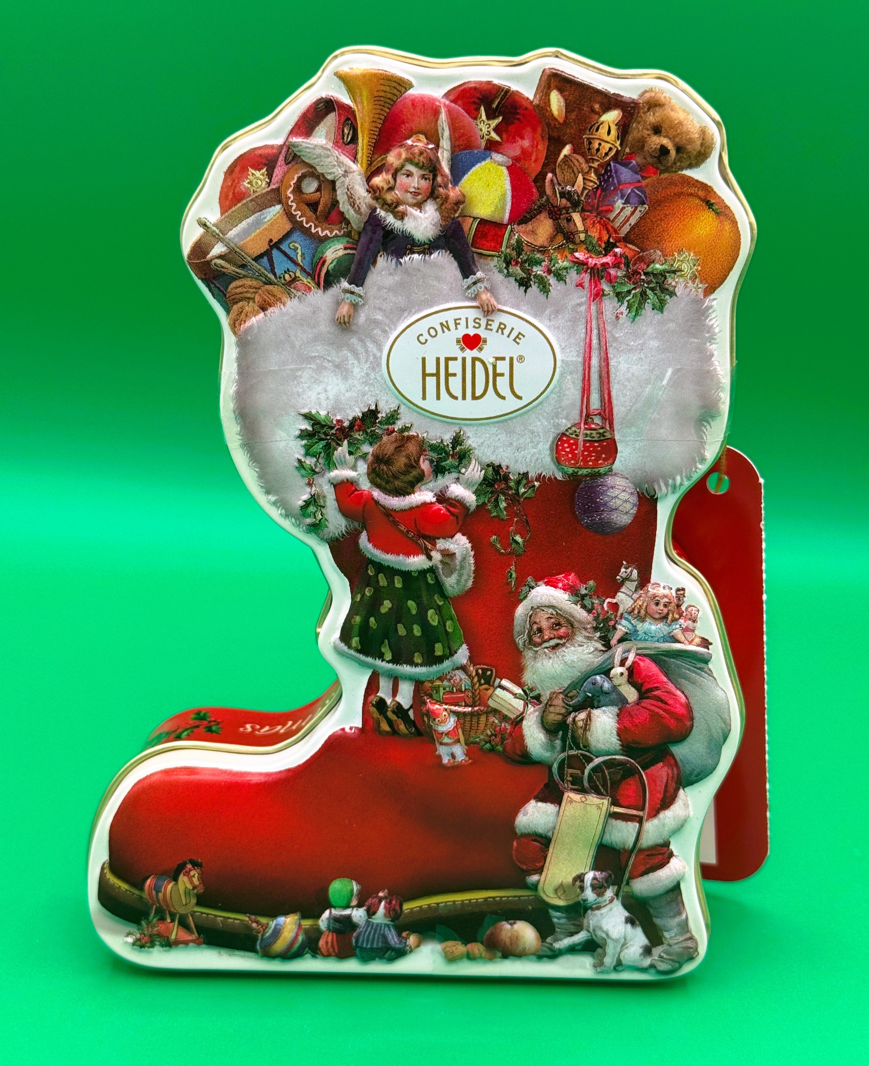 Heidel Christmas Boot Tin