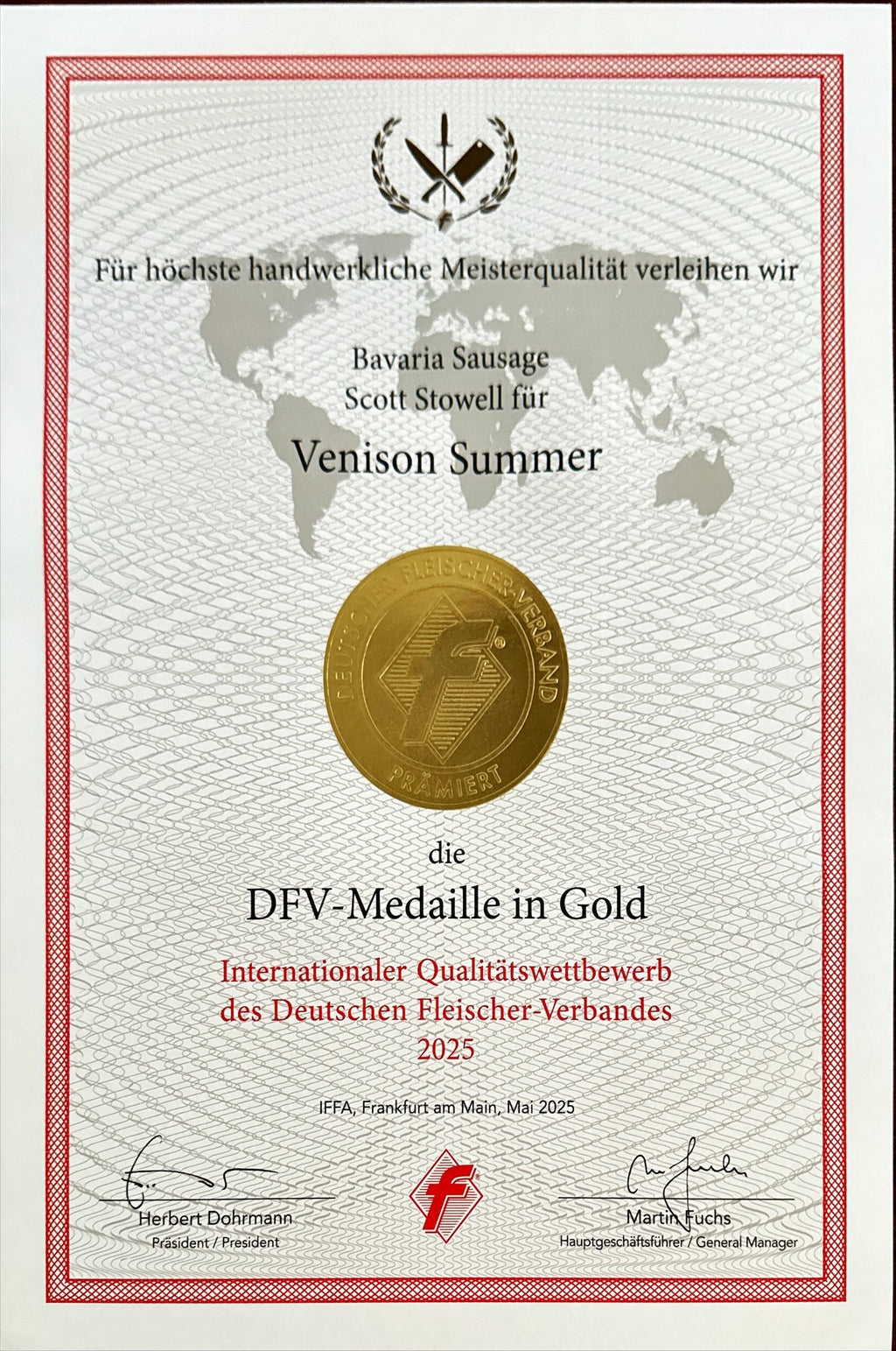 Bavaria's Game Meat - Venison 12oz.