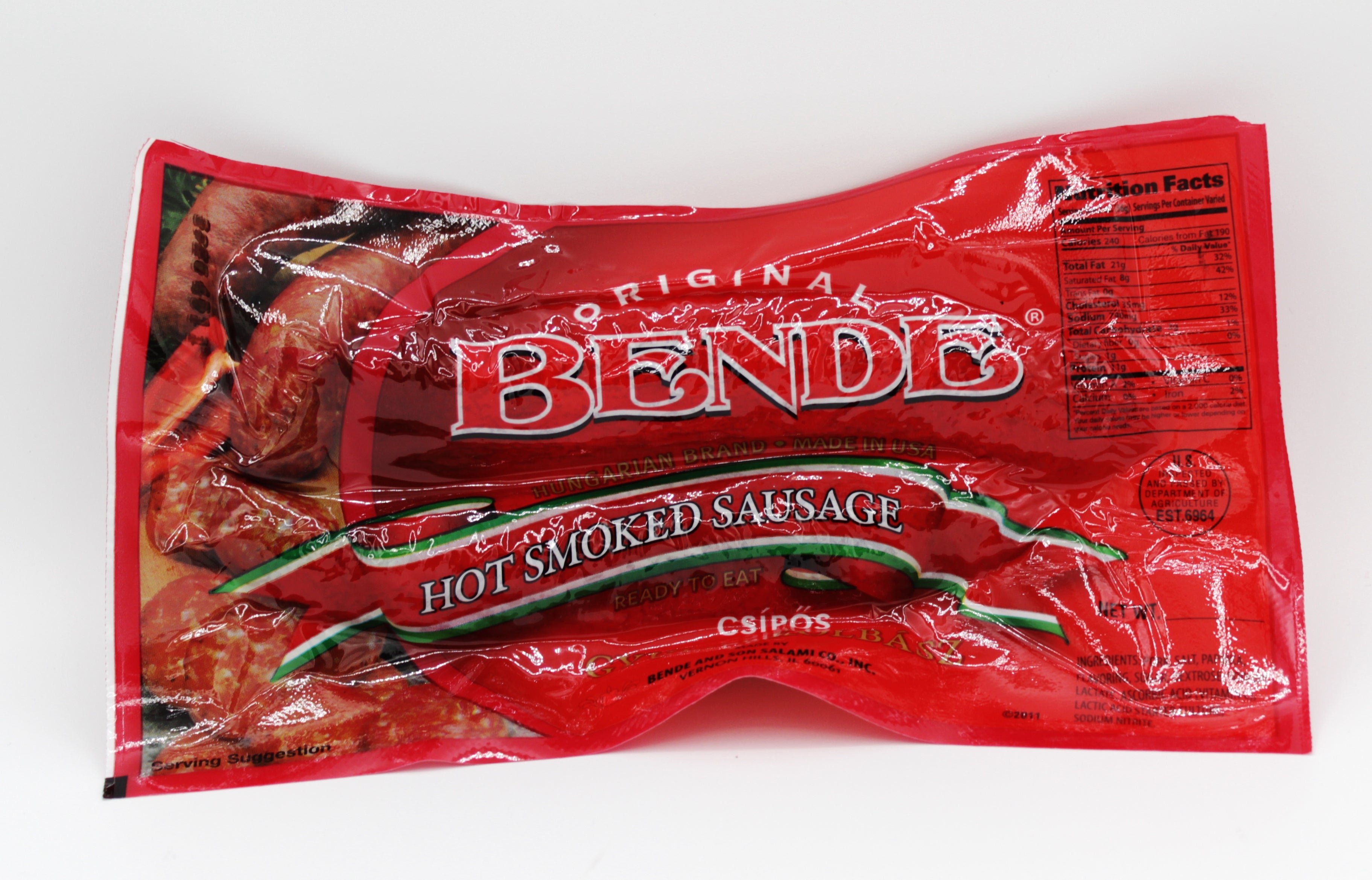 Bende Hungarian Smoked Sausage - Hot